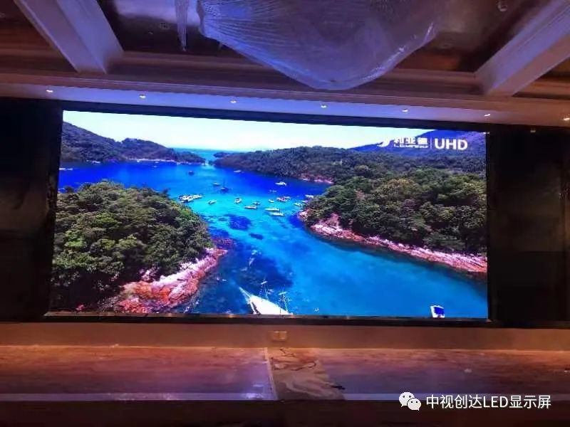 中视创达小间距LED显示屏点亮圣德堡星级大酒店